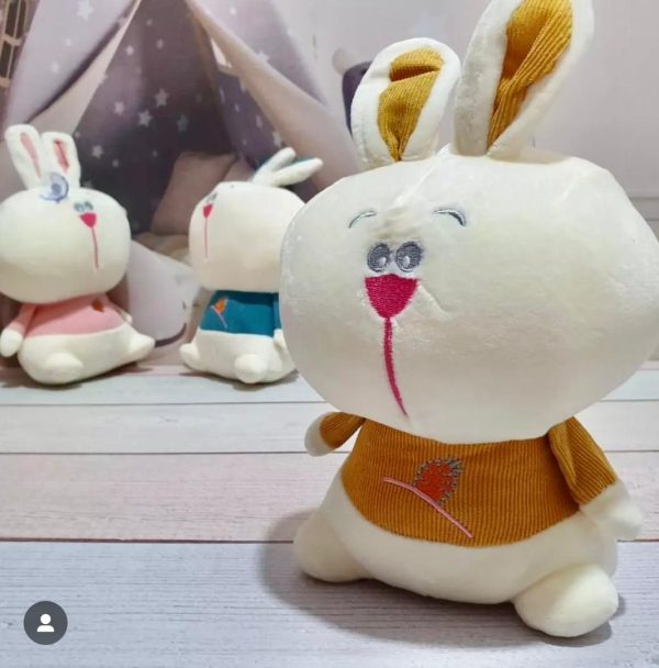عروسک خرگوش خپلی صورتی