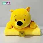 عروسک اورجینال خرس پو بالشتی پتودار 55 سانتیمتری 1 عروسک اورجینال خرس پو بالشتی پتودار 55 سانتیمتری