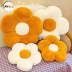 کوسن گل اورجینال 35 سانتیمتری رنگ شکلاتی