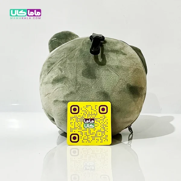 چشم بند بالشتی عروسکی مدل سگ خاکستری