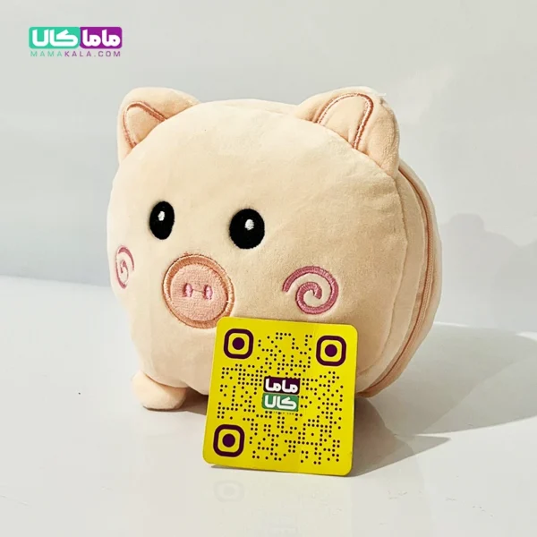 چشم بند بالشتی عروسکی مدل خوک