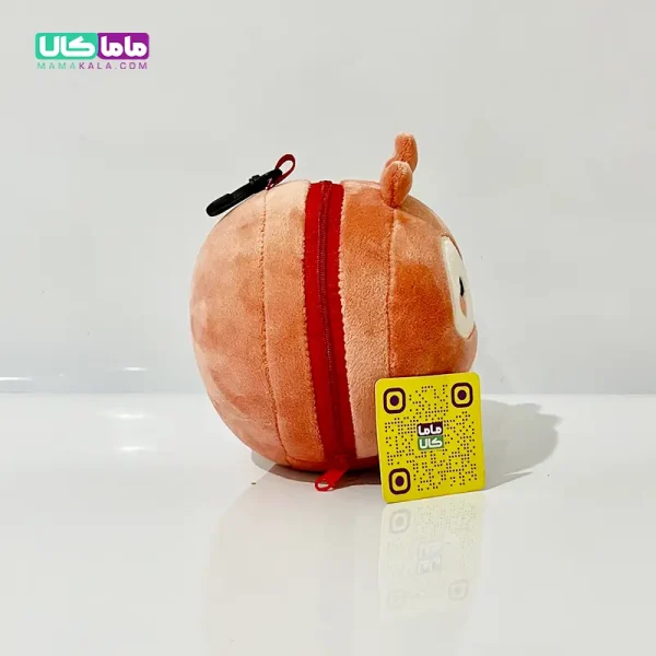 چشم بند بالشتی عروسکی مدل پنگوئن قرمز