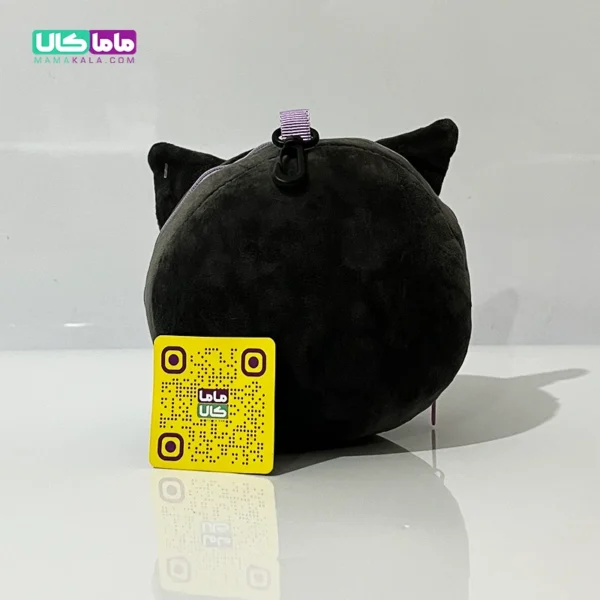 چشم بند بالشتی عروسکی مدل کرومی مشکی