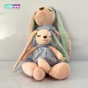 عروسک خرگوش ناز یاسی 65 سانتیمتر