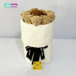 عروسک خرس تدی مدل دسته گل بوکت تدی 01