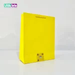 بگشاپ کادویی تک رنگ زرد سایز 25 در 30 سانتیمتر
