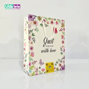 بگشاپ کادویی گلدار سایز 25 در 30 سانتیمتر 1 بگشاپ کادویی گلدار سایز 25 در 30 سانتیمتر