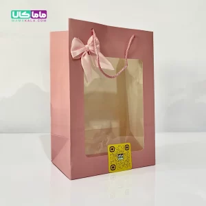 بگشاپ کادویی ویترینی صورتی سایز 20 در 30 سانتیمتر 8 بگشاپ کادویی ویترینی صورتی سایز 20 در 30 سانتیمتر