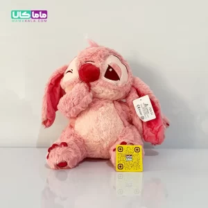 عروسک استیج چشمکی دست به دهن صورتی 35 سانتیمتر 10 عروسک استیج چشمکی دست به دهن صورتی 35 سانتیمتر