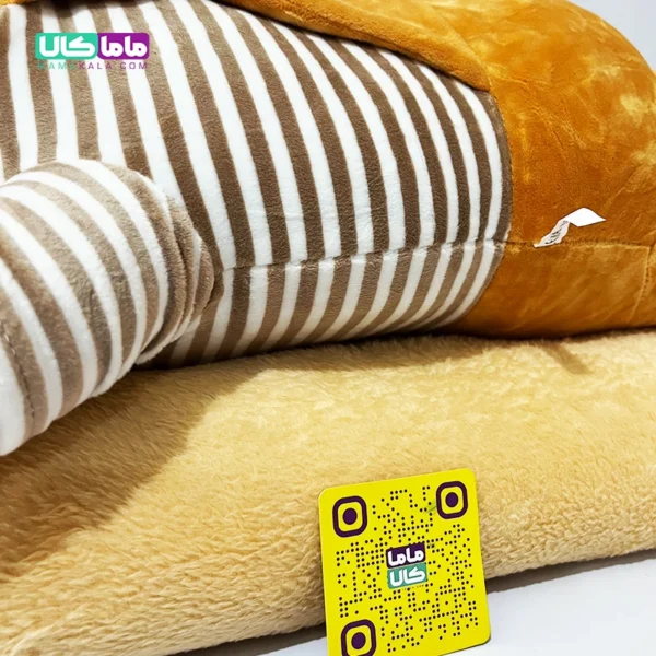 عروسک گاو پیشبندی بالشتی پتودار 60 سانتیمتر
