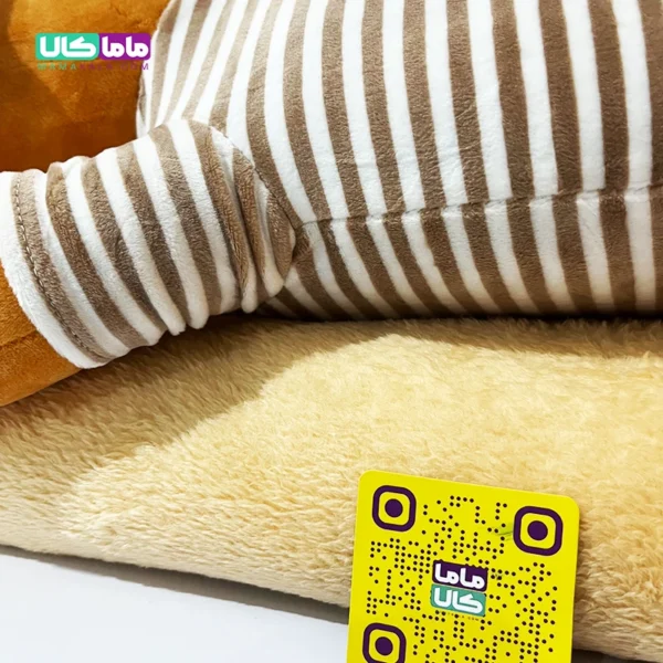 عروسک گاو پیشبندی بالشتی پتودار 60 سانتیمتر
