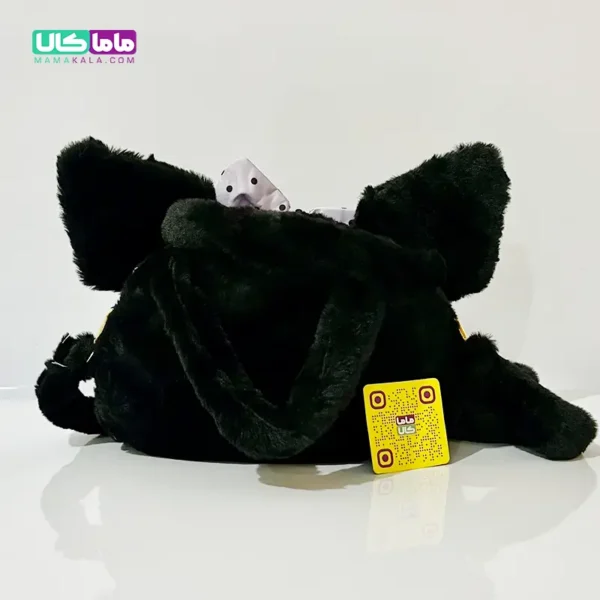 کیف عروسکی کرومی مشکی (دستی و دوشی) 35 سانتیمتر