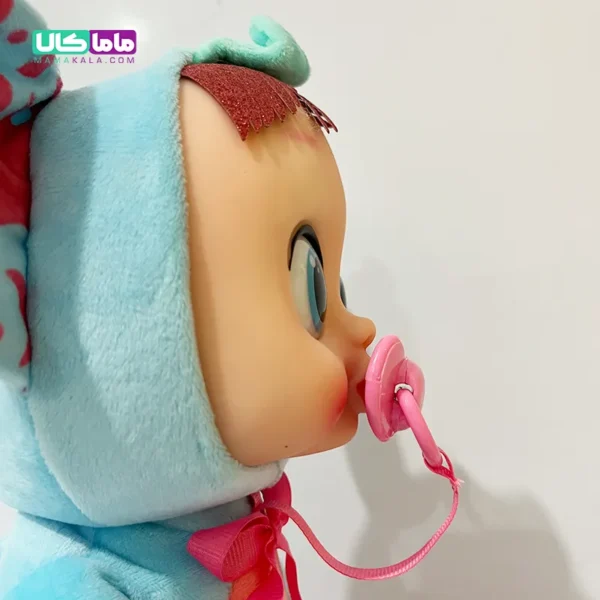 عروسک گریه کن کرای بیبی موزیکال آبی 30 سانتی متر