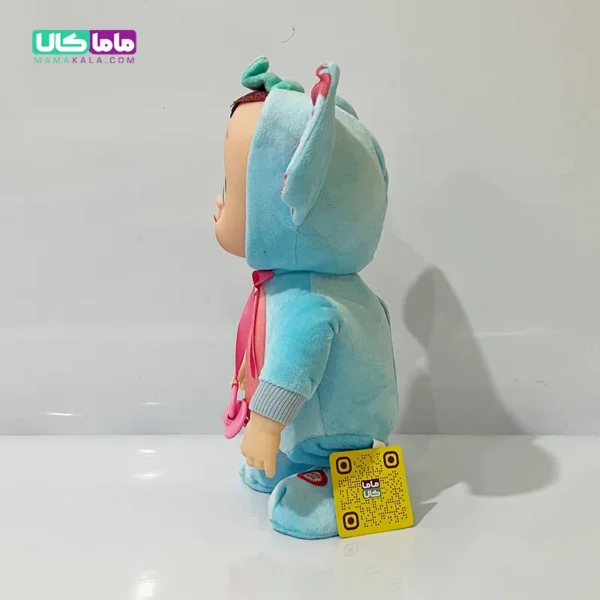 عروسک گریه کن کرای بیبی موزیکال آبی 30 سانتی متر