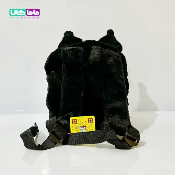 کوله پشتی عروسکی کرومی مشکی وارداتی 40 سانتیمتر