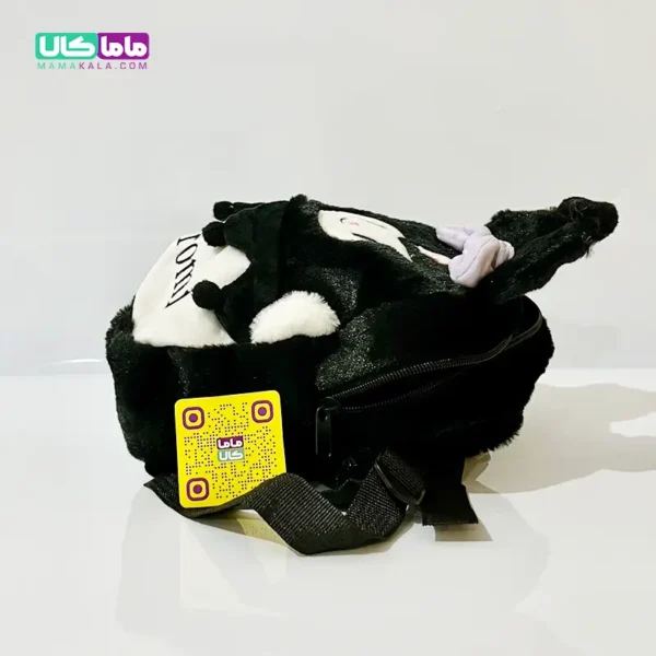 کوله پشتی عروسکی کرومی مشکی وارداتی 40 سانتیمتر