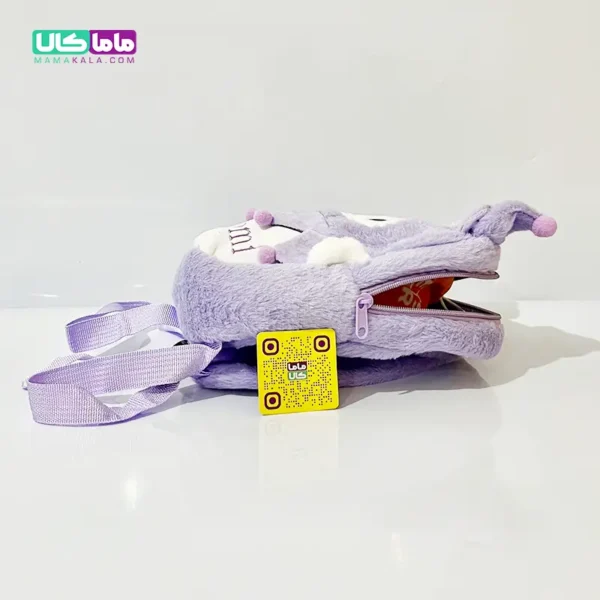 کوله پشتی عروسکی کرومی بنفش وارداتی 40 سانتیمتر