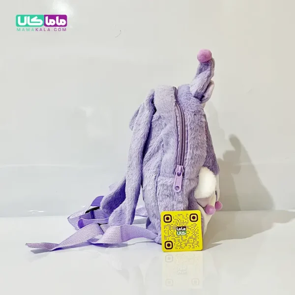 کوله پشتی عروسکی کرومی بنفش وارداتی 40 سانتیمتر