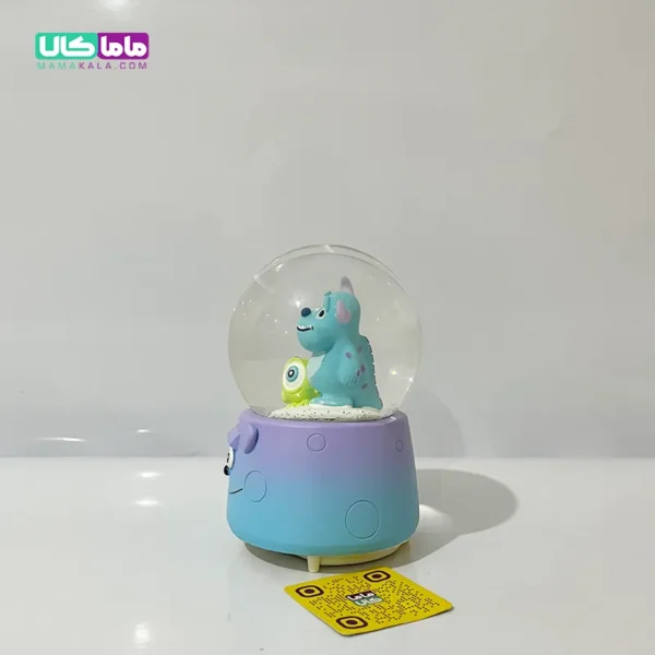 گوی کریستالی موزیکال سالیوان و مایک + رقص نور و برف شادی 20 سانتیمتر