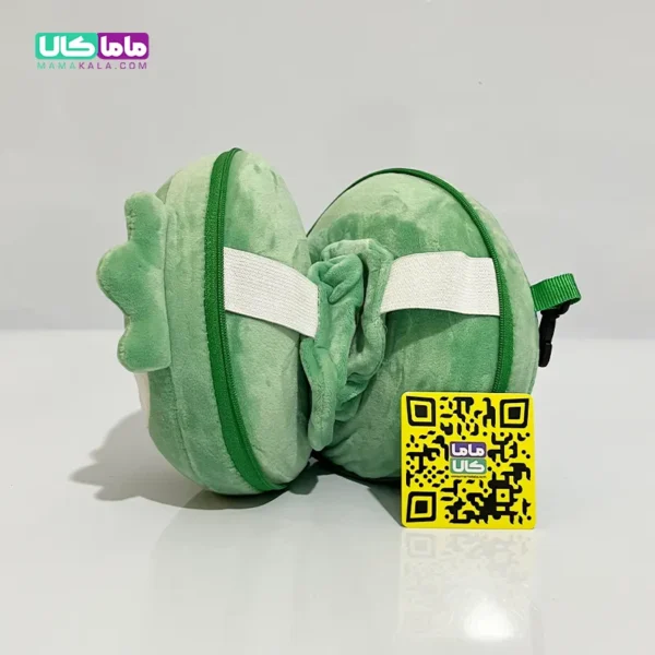 چشم بند بالشتی عروسکی مدل پنگوئن سبز