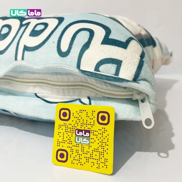 بالشت عروسکی بچه دار مدل پودینگ گربه 45 سانتیمتر