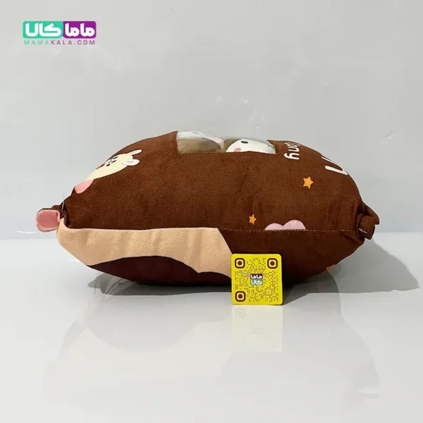 بالشت عروسکی بچه دار مدل براون و کُنی 45 سانتیمتر