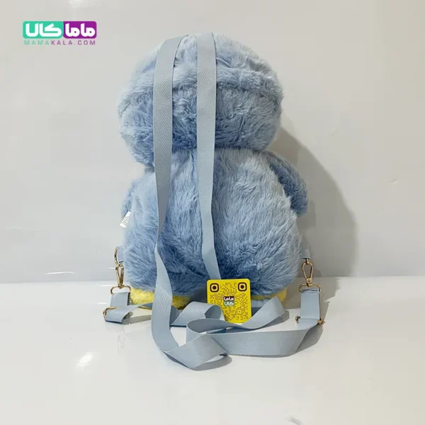 کوله پشتی عروسکی پنگوئن پوم پوم بنفش 55 سانتیمتر