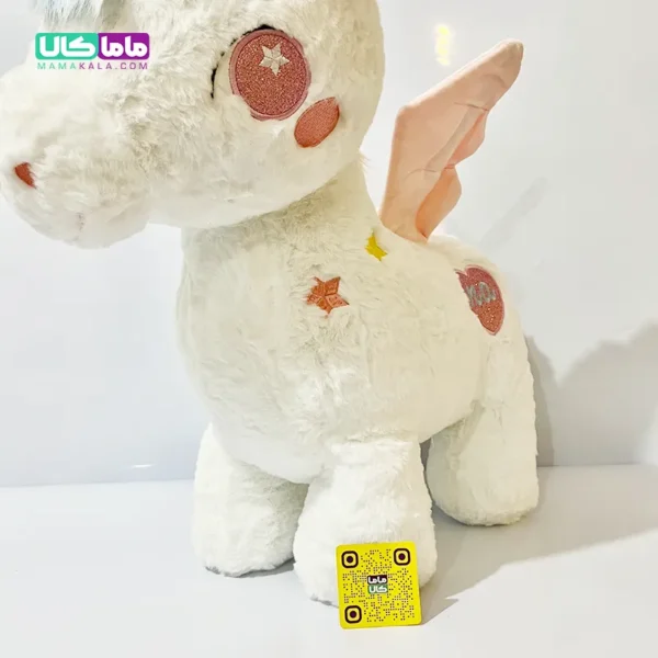 عروسک اسب یونیکورن بالدار دیزنی صورتی 70 سانتیمتر