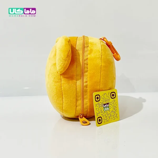 چشم بند بالشتی عروسکی مدل خرس نارنجی