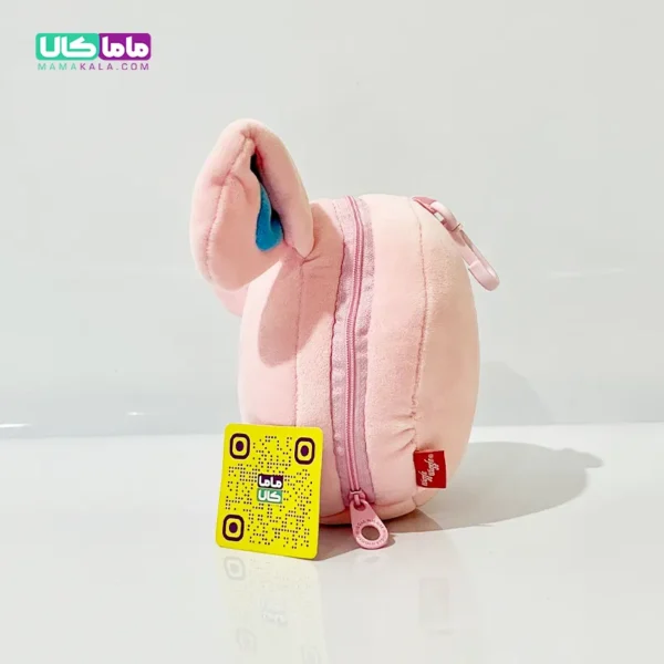 چشم بند بالشتی عروسکی مدل خرگوش صورتی