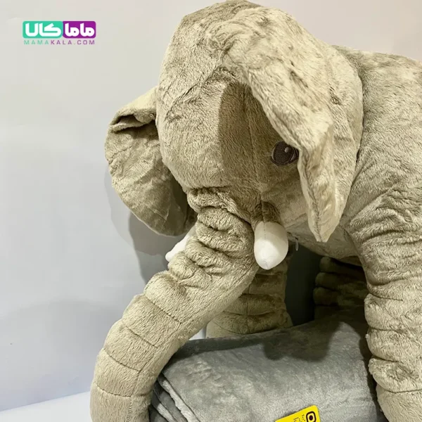 عروسک فیل بالشتی پتودار 60 سانتیمتر