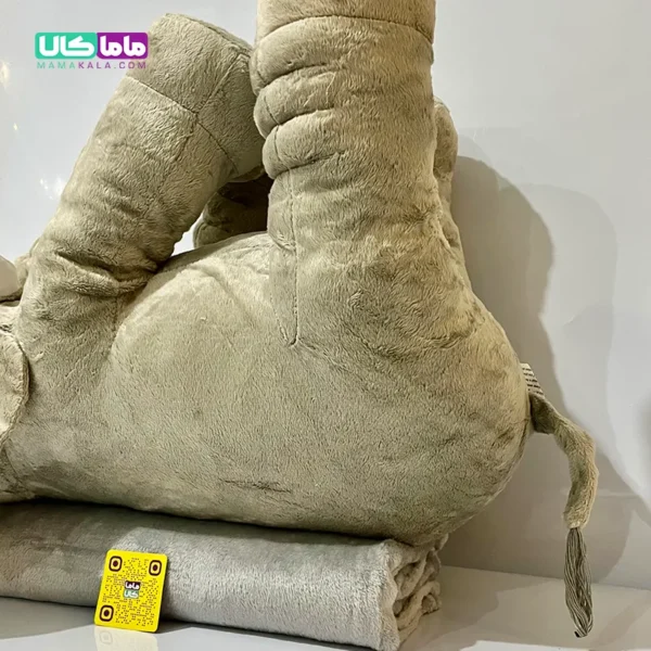 عروسک فیل بالشتی پتودار 60 سانتیمتر