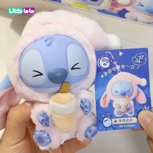 عروسک استیچ بلایندباکس شیرچایی 🧋 MilkTea Stitch پاپ مارت