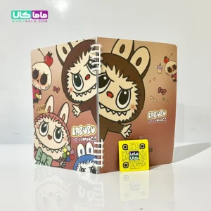 دفتر مشق فانتزی سیمی مدل لبوبو 100 برگی (کد 01)
