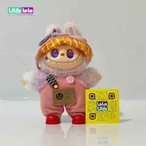 عروسک لبوبو لباسدار بنفش مدل انرژی (کد 18)