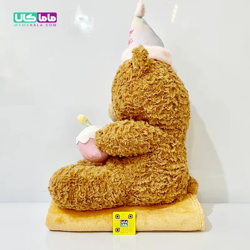 عروسک خرس کیک به دست بالشتی پتودار 55 سانتیمتر 8 عروسک خرس کیک به دست بالشتی پتودار 55 سانتیمتر