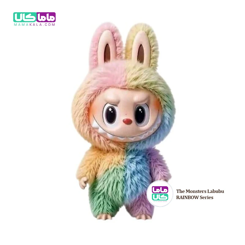 عروسک لبوبو رنگین کمان 🌈 Rainbow Labubu پاپ مارت 2 عروسک لبوبو رنگین کمان 🌈 Rainbow Labubu پاپ مارت
