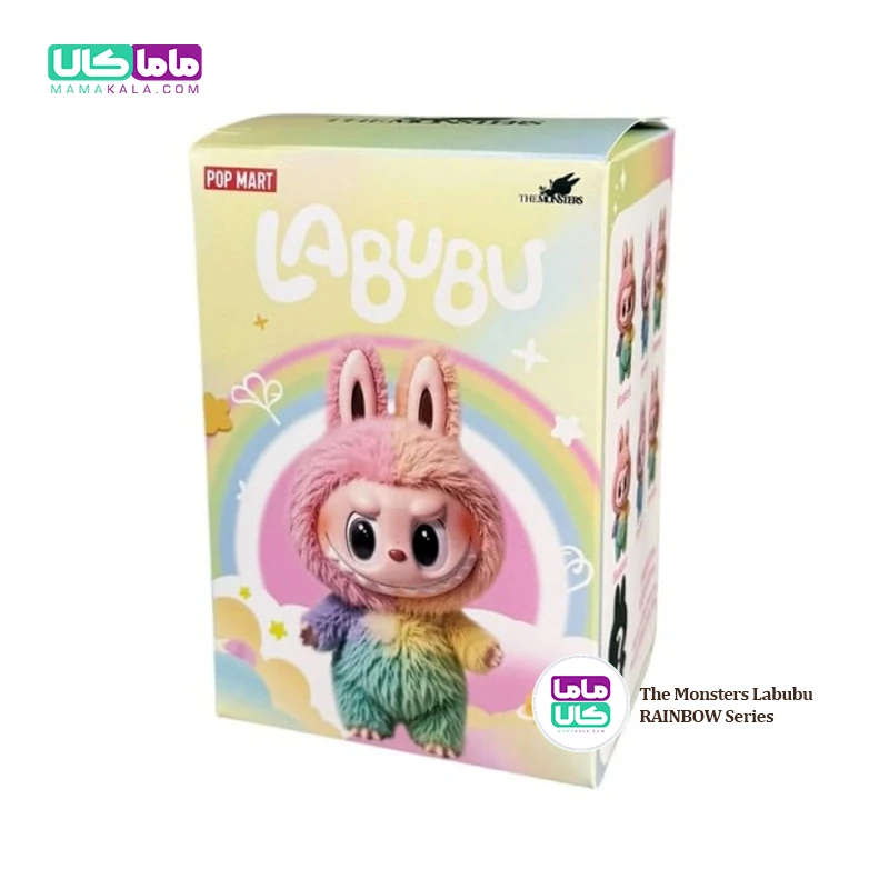 عروسک لبوبو رنگین کمان 🌈 Rainbow Labubu پاپ مارت 5 عروسک لبوبو رنگین کمان 🌈 Rainbow Labubu پاپ مارت