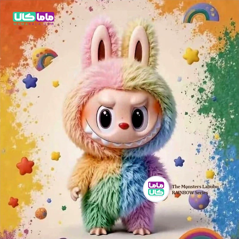 عروسک لبوبو رنگین کمان 🌈 Rainbow Labubu پاپ مارت 7 عروسک لبوبو رنگین کمان 🌈 Rainbow Labubu پاپ مارت