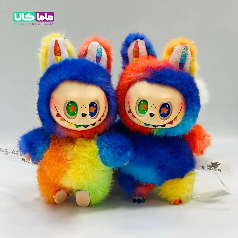 عروسک لبوبو رنگین کمان 🌈 Rainbow Labubu پاپ مارت 3 عروسک لبوبو رنگین کمان 🌈 Rainbow Labubu پاپ مارت