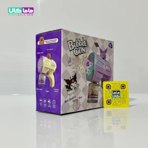 اسباب بازی تنفگ حباب‌ساز چراغدار مدل کرومی بابل گان