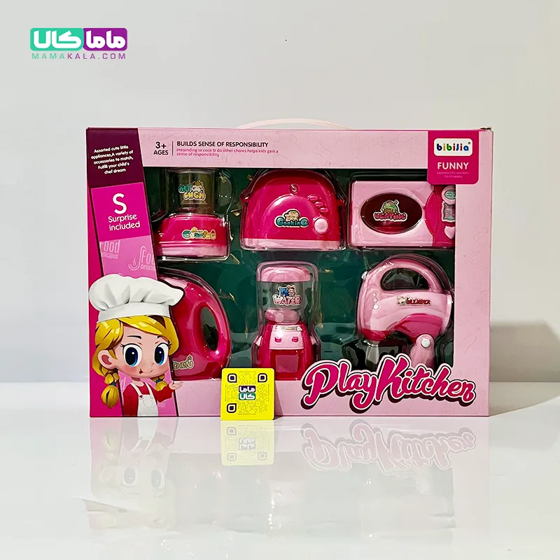 اسباب بازی وسایل آشپزخانه موزیکال چراغدار مدل Play Kitchen