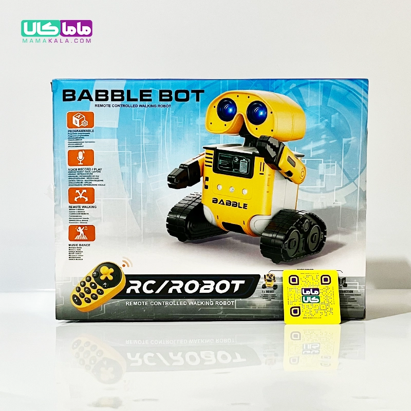 اسباب بازی ربات وال ای Wall-E کنترلی و شارژی برند بابلبات 6 اسباب بازی ربات وال ای Wall-E کنترلی و شارژی برند بابلبات