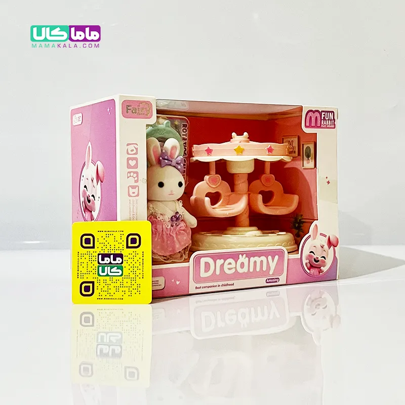 اسباب بازی ست خرگوش با وسایل تاب بازی برند Dreamy 2 اسباب بازی ست خرگوش با وسایل تاب بازی برند Dreamy