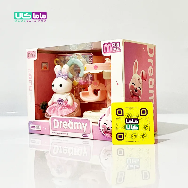 اسباب بازی ست خرگوش با وسایل تاب بازی برند Dreamy 4 اسباب بازی ست خرگوش با وسایل تاب بازی برند Dreamy