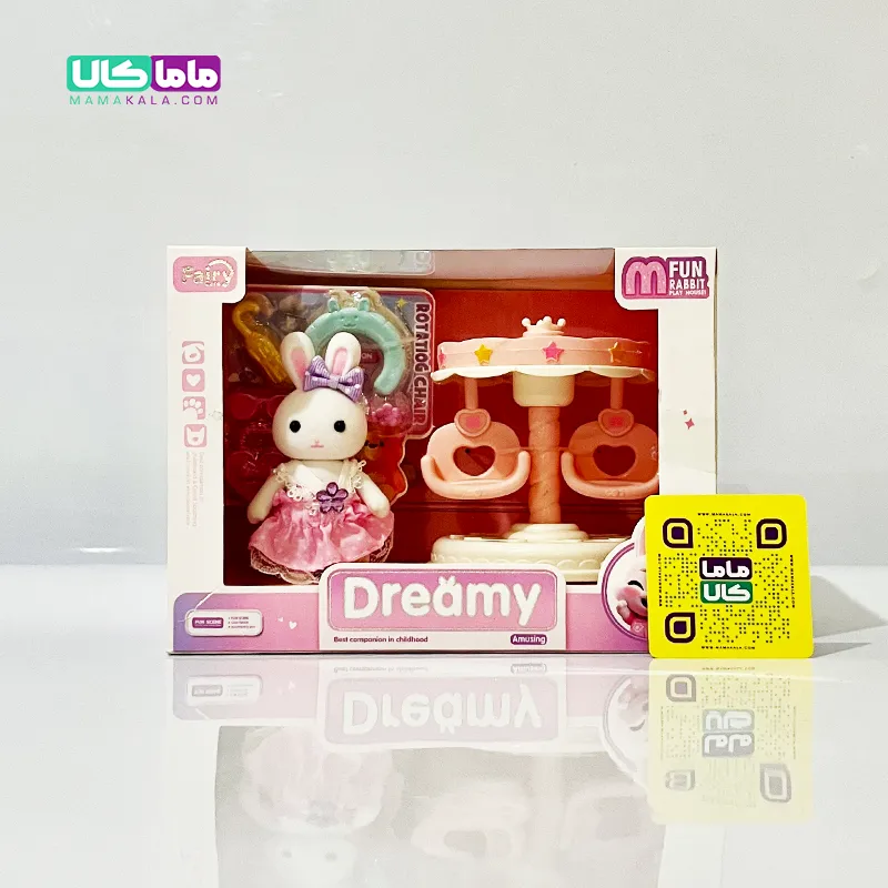 اسباب بازی ست خرگوش با وسایل تاب بازی برند Dreamy 3 اسباب بازی ست خرگوش با وسایل تاب بازی برند Dreamy