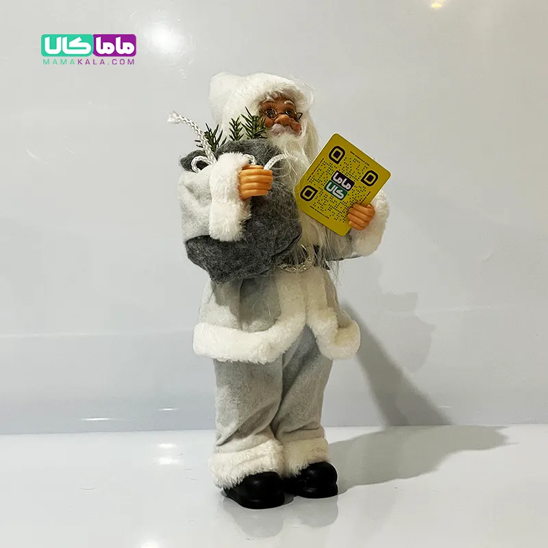 عروسک بابانوئل کریسمس مدل 210 وارداتی اصل 30 سانتیمتر 4 عروسک بابانوئل کریسمس مدل 210 وارداتی اصل 30 سانتیمتر