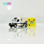 اسباب بازی ماشین پلیس با چراغ آژیر 12 سانتیمتر (کد 101)