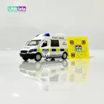 اسباب بازی ماشین پلیس با چراغ آژیر 12 سانتیمتر (کد 103)