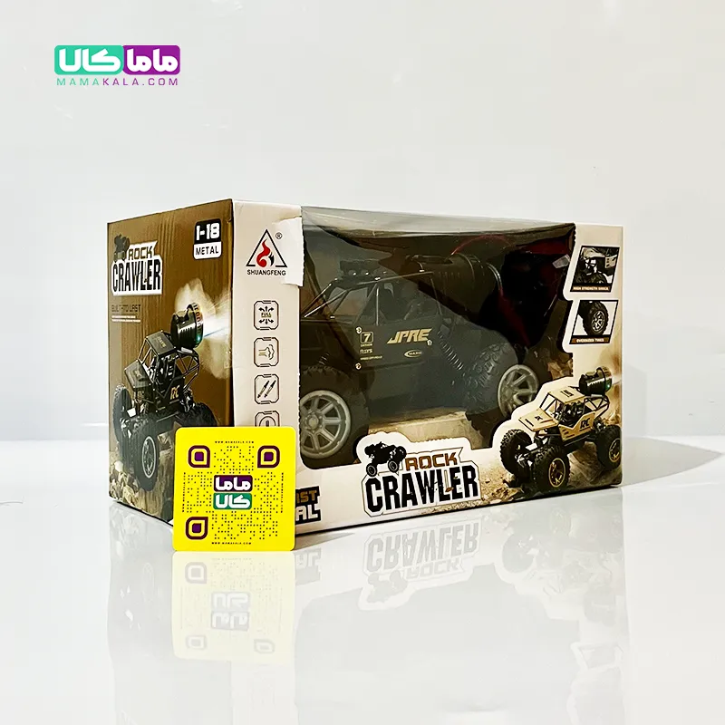 اسباب بازی ماشین آفرود خزنده دودزا مدل Black Rock Crawler 2 اسباب بازی ماشین آفرود خزنده دودزا مدل Black Rock Crawler